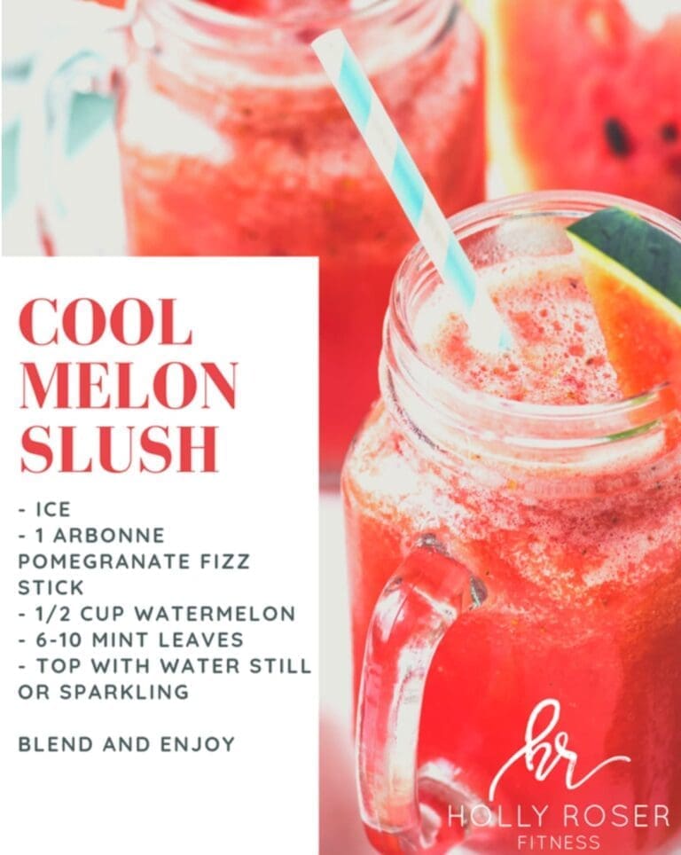 Cool Melon Slush Mocktail Recipe